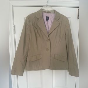 Gap Lined Tan Blazer - Size 16